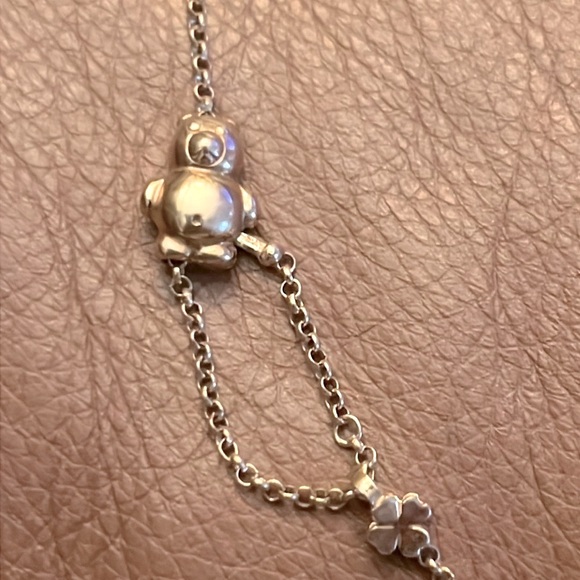 BREV 10KT SOLID GOLD RARE ADJUSTABLE TEDDY BEAR 🧸 GIRLS BRACELET - Picture 13 of 14